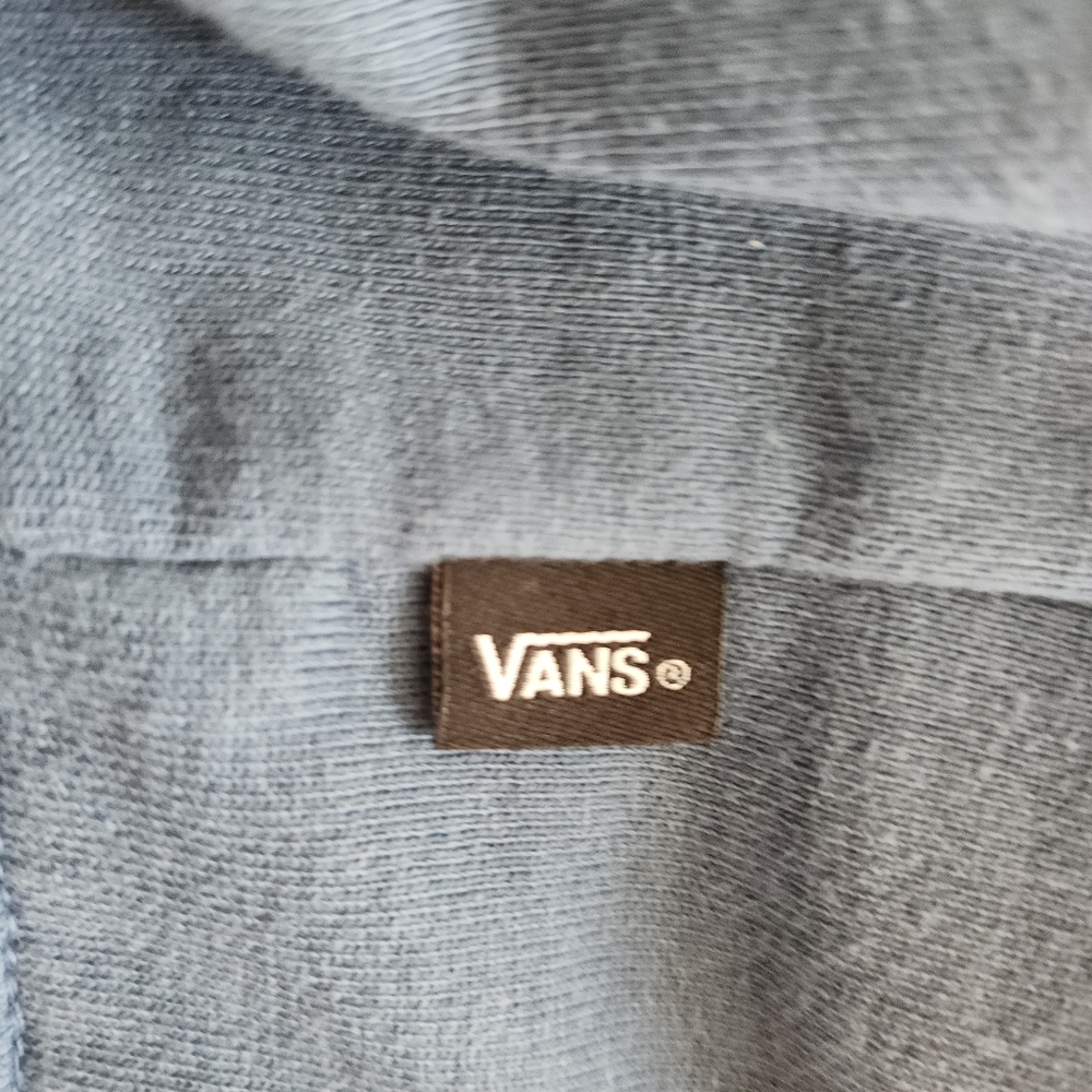 Vans Delicious Embroidered Front Logo Pouch Hoodie in Vans Teal Size S - Picture 9 of 12